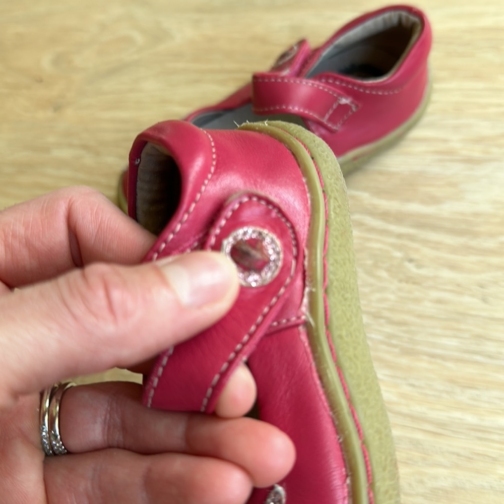 Livie & Luca pink pio pio bird toddler girl shoes - Picture 3 of 6